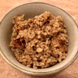 玄米クルミご飯